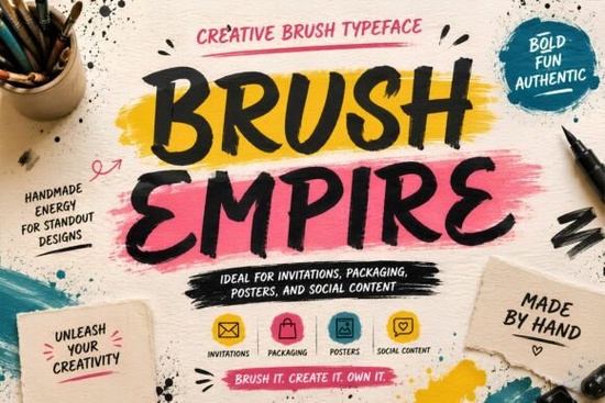 Brush Empire Font